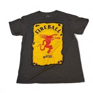 Men’s small Fireball Whisky Graphic T-Shirt